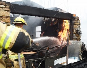 Blaze destroys home on Opekiska Ridge Road
